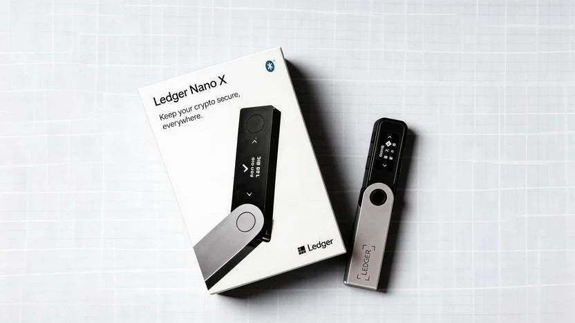 Dompet Dingin Ledger Nano X Versi Resmi yang Diotorisasi untuk Penyimpanan Terenkripsi
