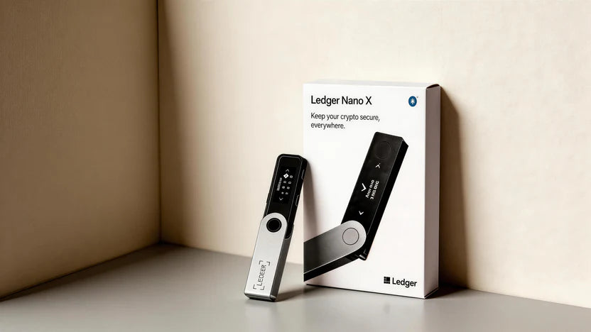 Dompet Dingin Ledger Nano X Versi Resmi yang Diotorisasi untuk Penyimpanan Terenkripsi